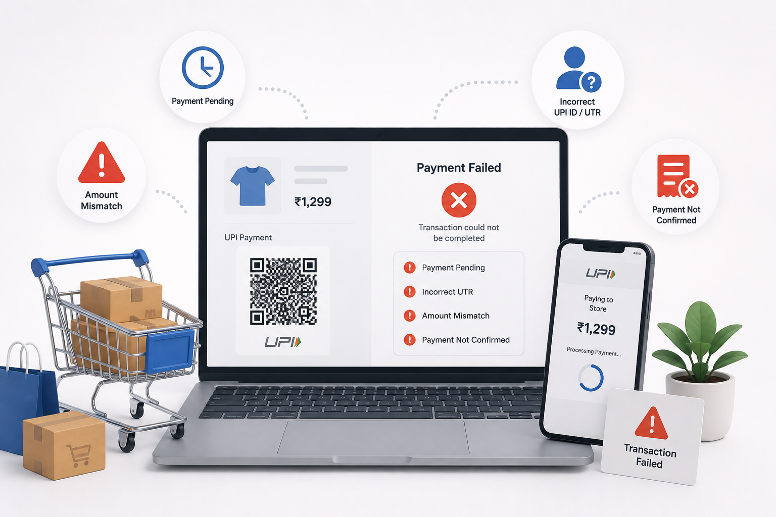 6 Common UPI Payment Problems in Indian E-commerce (And How to Fix Them)